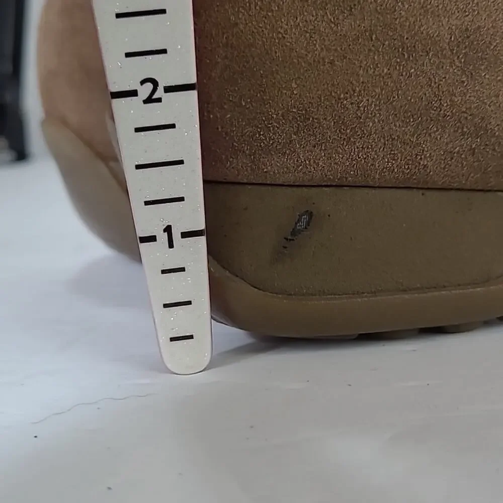 Sporto Ella SZ 9 Boots Waterproof Suede Insulated Brown Pull On Rubber Sole